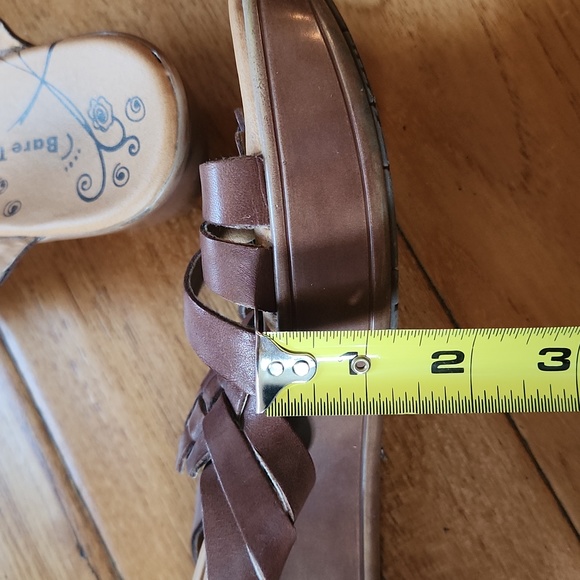 Baretraps brown wedge platform sandals, leather upper, 10M - Picture 10 of 10